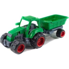 Resim Oyuncak Traktör Römork Set 45 Cm 