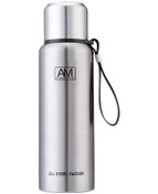 Resim Rogfer 304 Paslanmaz Çelik Yalıtımlı Kupa Büyük Kapasiteli Spor Su Kupası Açık Seyahat Tenceresi, Kapasite: 1500ml True Color , Size:1500ml Mavi Mavi 