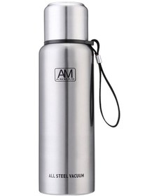 Resim Rogfer 304 Paslanmaz Çelik Yalıtımlı Kupa Büyük Kapasiteli Spor Su Kupası Açık Seyahat Tenceresi, Kapasite: 1500ml True Color , Size:1500ml Mavi Mavi 