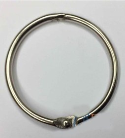 Resim Kilitli Yuvarlak Halka, 4cm - 100 Adet 