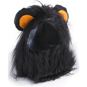 Resim Moveevo Kedi Köpek Aslan Peruk Köpek Kedi Için Aslan Yelesi Kostümü Cadılar Bayramı Partisi Için Komik Kostüm 