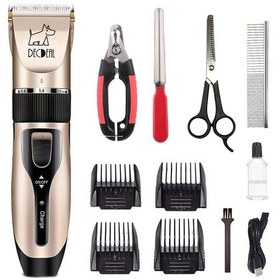 Resim Moveevo Decdeal Pets Küçük Evcil Hayvanlar İçin Usb Şarjlı Düşük Sesli Güçlü Motorlu Kürk Tıraş Makinesi 