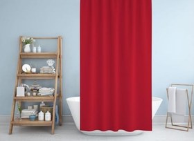 Resim Jackline Banyo Duş Perdesi 0010 Kırmızı Tek Kanat 240x200 