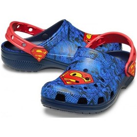 Resim Crocs Superman Classic Clog K Çocuk Terlik Sandalet 211132-90h Mavi 