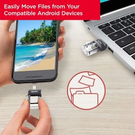 Resim Sandisk Ultra Dual Drive SDDD3-064G-G46 64 GB Flash Bellek 