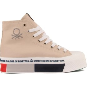 Resim Saillaker’s Benetton - Bej Renk Kadın Sneaker 