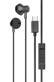 Resim NewFace LS-730 1.2M iPhone 15 Serisi ile Uyumlu Type-C Kablolu Kulaklık - Siyah 534132 