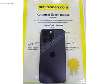 Resim Apple iPhone 14 Pro Max İkinci El YD | 128 GB | Mor 
