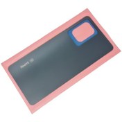 Resim Redmi Note 12 Pro 4g Arka Pil Batarya Kapağı Cam Siyah 