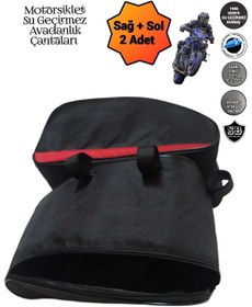 Resim SEVBAGS Motosiklet Yan Koruma Demiri Avadanlık Çantaları 1900 Denye 40 Cm 