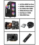 Resim RAMTECH BİLGİSAYAR EcoGaming V30 Ryzen 5 5500 | Gtx 1050ti 4Gb | 16Gb Ram | 500Gb M2 Nvme Masaüstü Gaming Bilgisayar 