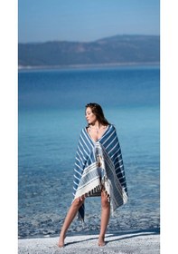 Resim Astrea Navy Blue Peshtemal Çok Renkli 