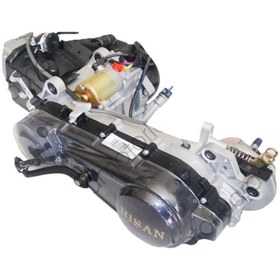 Resim gogo premium BİSSAN SCOOTER 2009/2015 100 cc MOTORLARA UYUMLU ORİJİNAL KOMPLE MOTOR ( SANDIK , TABAN ) 