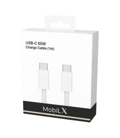 Resim Mobilx Samsung Galaxy S25 Ultra Uyumlu 60w Type-c To Type-c Örgülü Şarj Ve Data Kablosu 1m 