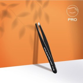 Resim Staleks Expert Profesyonel Kaş Cımbızı 4mm Siyah 