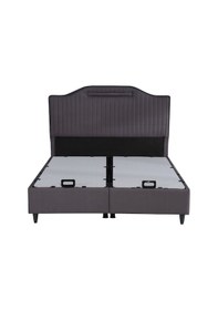 Resim Kilim Mobilya Royal Lux Sandıklı Baza Antrasit Başlik Ve Yatak Dahil Değildir 180x200 