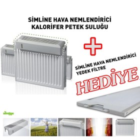 Resim Simline Hava Nemlendirici Kalorifer Peteği Yedek Filtre Hediyeli 