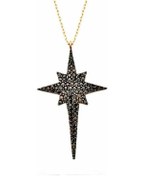 Resim Sembolgold Altın Kolye Onix Taşlı Yeni Tasarım 