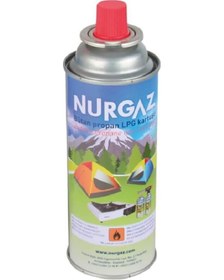 Resim Nurgaz Kamp Ocak Kartuş Tüp Valfli 220Gr Çok Renkli 