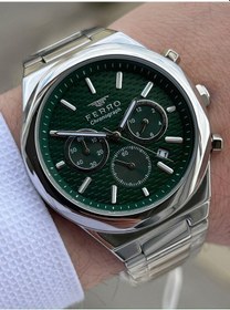 Resim Ferro Çelik Kordon Takvimli 30 Mt Su Geçirmez Erkek Kol Saat Efm31458-a6 