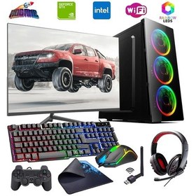 Resim Collect RKT980385 i5-4440 8 GB 480 GB SSD 4 GB GTX1050Ti 24" Free Dos Masaüstü Oyuncu Bilgisayarı 