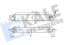 Resim TURBO RADYATÖRÜ 572X97X85 