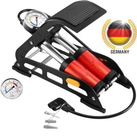 Resim Germany Steel 980P Çift Piston Hava Pompası 160 Psi El ve Ayak Kullanımı İçin Şişirme Aleti 
