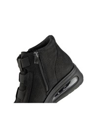 Resim Muya Baie Anatomik Air Max Tabanlı Hakiki Deri Kadın Bot Siyah 