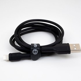 Resim CA58 2.4A USB A To Lightning Siyah Data Ve Hızlı Şarj Kablosu 