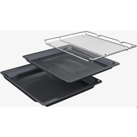 Resim Bosch HBG7341B1 Siyah Ankastre Fırın 