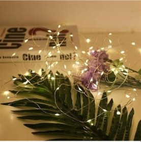 Resim Peri Led 5 Metre Sarı Pilli 2024 Dekoratif Aydınlatma Yılbaşı Çam Ağacı Ev Süsleme - Aa94yt1093yu Açık Sarı 