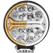 Resim ÇERAY Ledli Yuvarlak Sis Lambası Sarı-Beyaz Çift Renk 12/24 Volt Uyumlu 