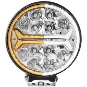 Resim ÇERAY Ledli Yuvarlak Sis Lambası Sarı-Beyaz Çift Renk 12/24 Volt Uyumlu 