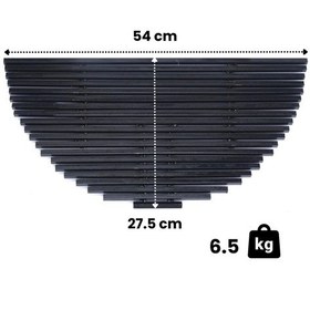 Resim Alev Almaz Döküm Izgara Ham 57 Cm 