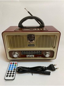 Resim Paleon M-111bt Nostalji Radyo Bluetoothlu Kumandalı Usb Müzik Çalar 