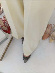 Resim FANA NAPOLİ TAŞLI PLATİN SATEN 