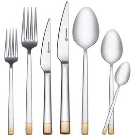 Resim Korkmaz Polina Gold 84 Parça Çatal Kaşık Bıçak Seti 