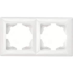 Resim Günsan Visage İkili Çerçeve Beyaz 