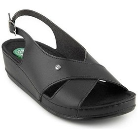 Resim Muya İngane 35207-430 Topuk Jelli Anatomik Taban Kadın Sandalet Siyah 36-40 Siyah 