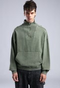 Resim Yıkamalı Sweatshirt 
