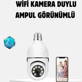 Resim 360 Derece Dönebilen Akıllı Duylu Kamera - Ptz, Uzaktan Kontrol, Hareket Algılama 