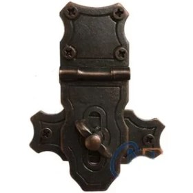 Resim Dekoratif Anahtarlı Sandık Askısı 40X55MM, Oksit, 1 Adet 