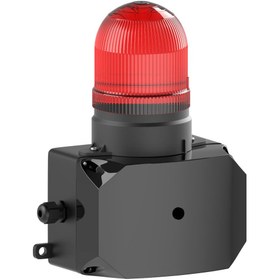 Resim MESAN Led Multifonksiyon 43 Ses Siren Ip66 Kırmızı 12-60vac/dc Ms 242. 