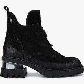 Resim Valmenti Kadın Hakiki Deri Siyah Nubuk Casual Bot 322 2353905 Bn Bot Sk24-25 Sıyah Nbk Siyah Nubuk 