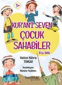 Resim Kuranı Seven Çocuk Sahabiler Seti - 5 Kitap Takım - Hatice Kübra Tongar - Hayykitap 