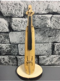 Resim Minyatür Karadeniz Kemençesi Masa Üstü Enstrüman 