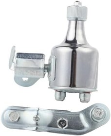 Resim Bisiklet Dinamo Jeneratörü 12 V 6 W AC Sürtünme Gücü, Kafa Kuyruk Lambası için, Alüminyum Alaşımlı Montaj Braketi, Dağ Yol Bisikletleri için, Siyah 