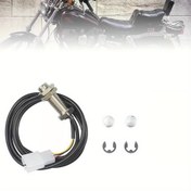 Resim 1x Odometre Sensör Kablosu - 2 Mıknatıslı, Ağır Hizmet Tipi Motosiklet/ATV/Scooter Kablo, Dijital Hızölçer ve Tachometer için 3-Pin Bağlantı, Motorlar, ATV'ler, Scooter Modifikasyonları ile Uyumlu, Kolay Kurulum, Esnek Tasarım, Dayanıklı Yapım 