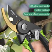 Resim SK5 Alüminyum Çeliği Bıçak Bahçe Budama Makası, Teflon Kaplı, Modern Tarz, Yüksek Kalite Karbon Çeliği, Ağaç Dalları, Meyve Ağaçları, Çiçek Düzenlemeleri İçin Çaba Gerekmez - Elektrik Gerekmez 