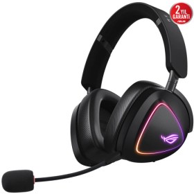 Resim ROG Delta II Wireless 2.4GHz/Bluetooth Kablosuz Siyah Gaming (Oyuncu) Kulaklık 